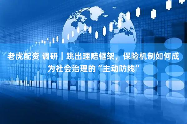 老虎配资 调研｜跳出理赔框架，保险机制如何成为社会治理的“主动防线”