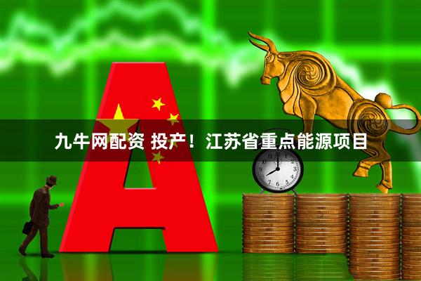 九牛网配资 投产！江苏省重点能源项目